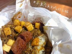 糯米饭加腊肠-权记骨粥