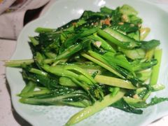 油渣炒家乡菜心-秋色客家菜(流塘店)