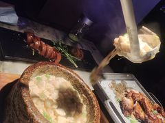 石锅鸡汤豆腐-绿茶餐厅(光谷世界城步行街店)