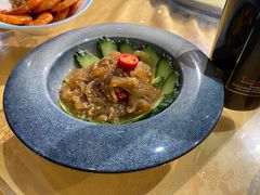 海蜇头拌黄瓜-丁字口海鲜热炒·烧烤大排档