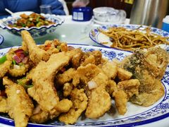 椒盐鲈鱼-广迎居老正兴菜馆