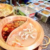 香脆长圆简直就是艺术品，免费小食有红油饺子 冰粉