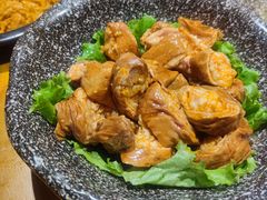 猪大肠嘎嘎香-那胡同里的小烤肉馆(开发区万达店)