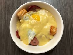 猪颈肉芝士捞公仔面-新记餐厅(香槟大厦店)