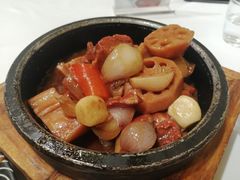 莲菜焖排骨-汉唐宴长安食府