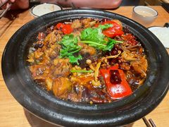 野菌干锅鸡-陶德砂锅(蜀汉路店)
