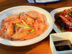 盐水大虾-小小饭店·休闲农庄·安吉松树林里的农家菜