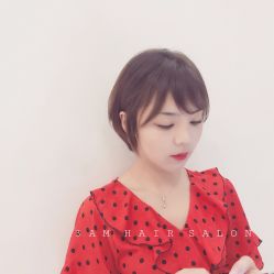 Yishen短发作品-3AM HAIR SALON烫发染发接发