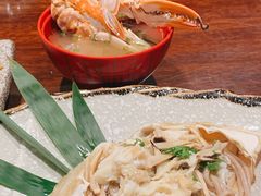 梭子蟹信州蒸-加奈日本料理
