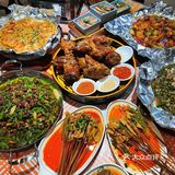 重庆美食|九街最火大排档🔥烤猪蹄9.9元一只