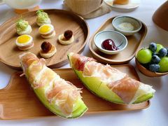 西班牙火腿配蜜瓜-三嚥阁 La Villa Restaurant
