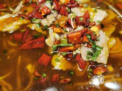水煮滑牛肉-粤仔湾砂锅粥(滨湖万达店)