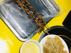 -老红桥炸灌肠牛肚锅烧烤(定福庄店)