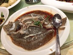 古法法雕蒸多宝鱼-北京西单美爵酒店-融轩中餐厅