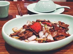 京葱爆猪肝-虎哥私房菜(馒头山店)
