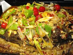泡椒味草鱼-善生坊巫山烤全鱼(龙旗广场店)