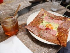 巴黎火腿鸡蛋芝士蘑菇可丽饼-RAC BAR(安福路店)