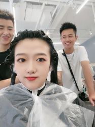 -I+造型烫发染发