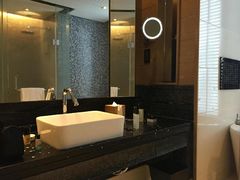 两种套房都是单台盆-上海外滩英迪格酒店