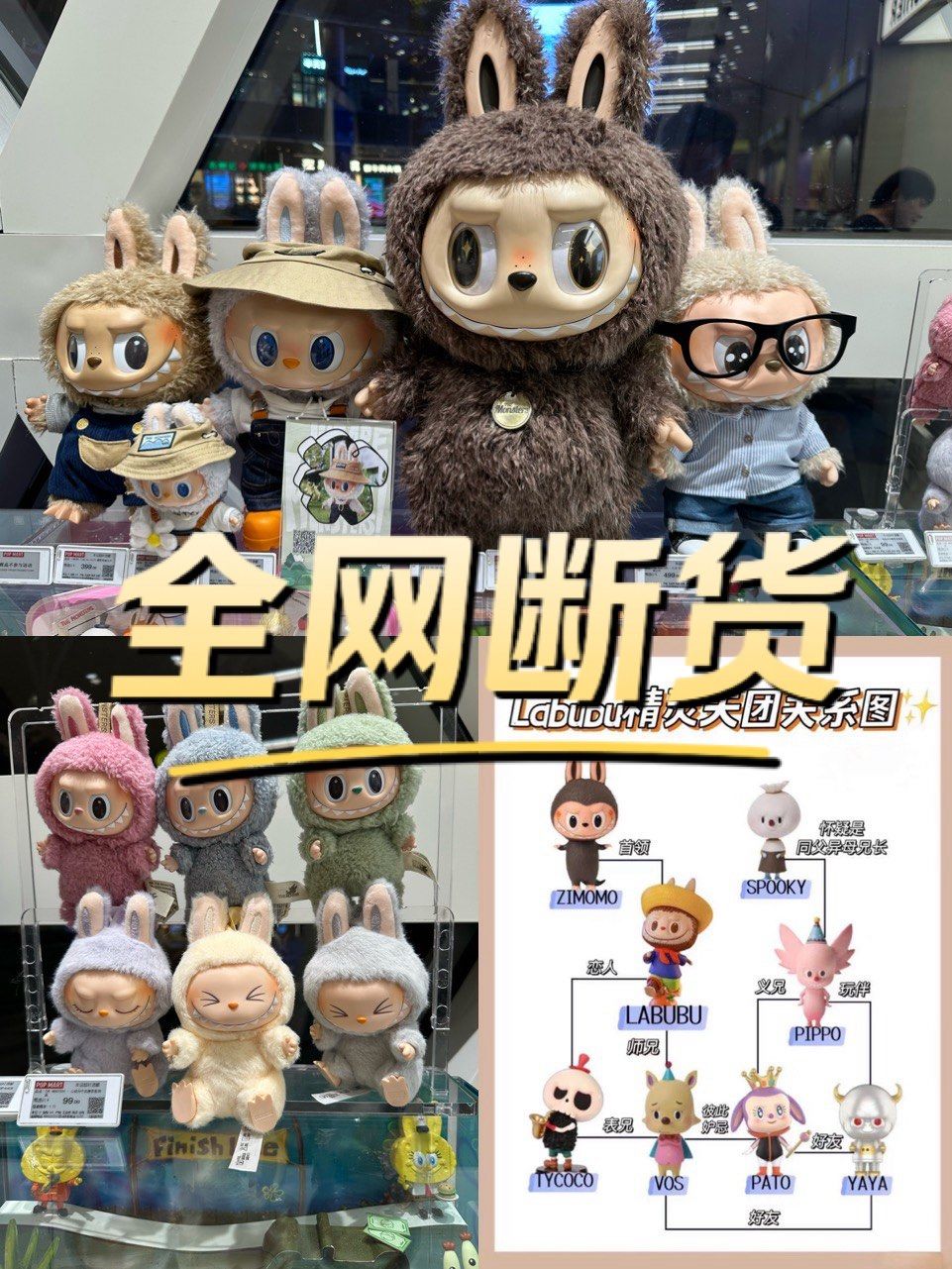 傻傻分不清楚6315一图解析labubu天团关系