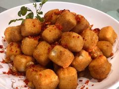 黄金脆皮豆腐-川旺角川粤融合菜•海景餐厅(星海广场店)