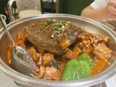 土灶烧甲鱼-刘胖子家常菜·蹄花焖藕(兴业店)