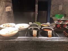 自助调料区-北京希尔顿逸林酒店-逸轩西餐厅-自助餐厅