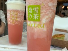 霸气酸奶水蜜桃-奈雪的茶(东莞汇一城店)