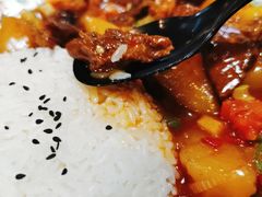 -歹歹的加个面过油肉拌面