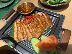 炭烧猪颈肉-mango tree芒果树泰国餐厅(青岛万象城店)