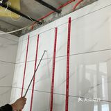 中南上熙府 132平套四双卫 瓷砖验收中！