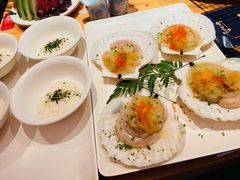 手掌大的扇贝-蚝·生·鲜牛烧肉铺(中央大街店)