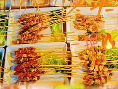 -山野的朋友露营炭火烤肉