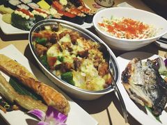 三文鱼焗饭-万岁料理回转寿司(华贸店)