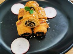 豆皮紫菜卷-朵朵开素食餐厅(后宰门街店)