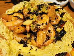 普洱茶香酥虾-云海肴·汽锅鸡·云南代表菜(天山百盛优客店)