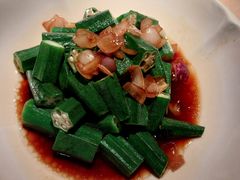 紅葱頭淋秋葵-桂满陇·西湖船宴(平安金融中心店)