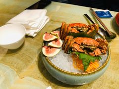 十年花雕醉湖蟹配无花果-杭州君悦酒店·湖滨28中餐厅