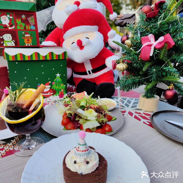 厦门音乐花园茶餐厅！圣诞氛围感满分！