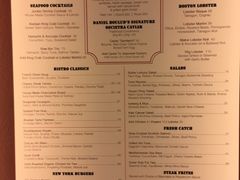 菜单-db Bistro & Oyster Bar by Daniel Boulud(滨海湾金沙店)