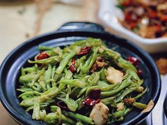 砂锅四季豆-李师傅脆肚(梅林店)