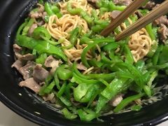 青椒炒鸡胗-老地方面馆(思南路店)