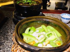 湖虾仁玉带丝瓜-南京大牌档(香港广场店)