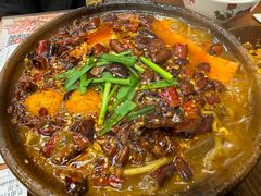 砂锅油泼毛血旺-罗妈砂锅(四川成都奎星楼店)