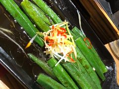 酱汁秋葵-冰川冷面·延边菜·炭烤串(观前店)