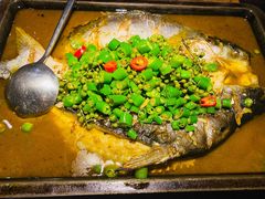 -探鱼·鲜青椒爽麻烤鱼(东城万达广场店)