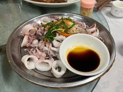 白灼鱿鱼仔-台山第一家兴华黄鳝饭·黄鳝婆(彭沙坑总店)