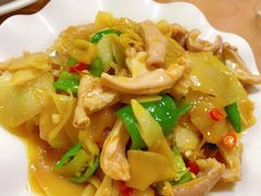 义合酸笋炒肚尖-苏记农家菜馆