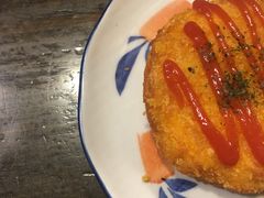 芝士炸土豆饼-金龙咖喱