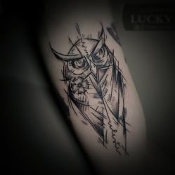 -幸运7纹身刺青Lucky7tattoo